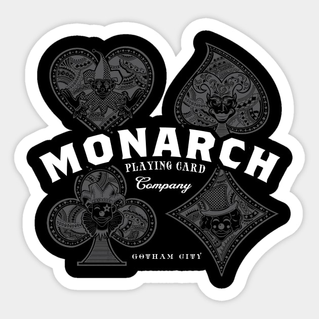 Monarch Playing Cards Sticker by MindsparkCreative